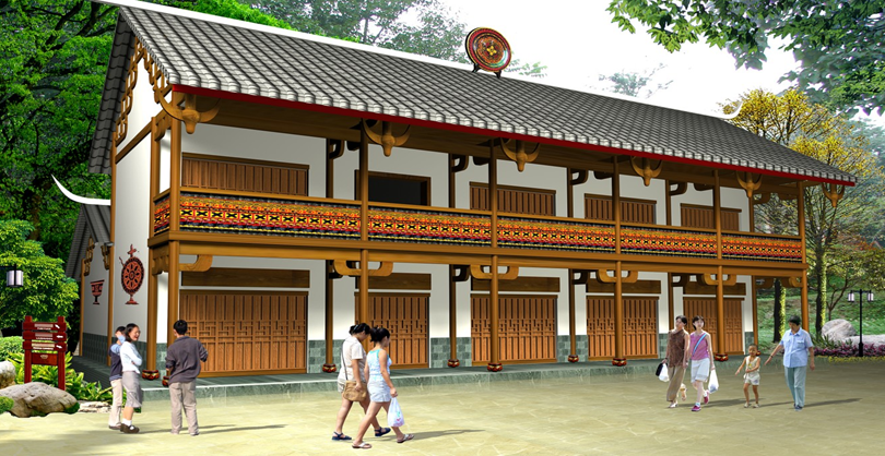 小河彝寨村落風貌改造景觀設計